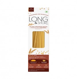 Long & Short Plant Protein Pasta Powered With Chickpeas Spaghetti  Box  250 grams